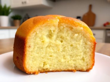Heerlijke cake gemaakt in de Heteluchtfriteuse met een luchtige textuur.