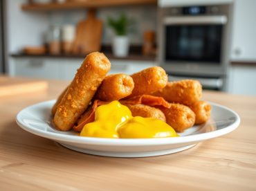 Heerlijke frikandel bereid in de Airfryer voor een gezondere optie.