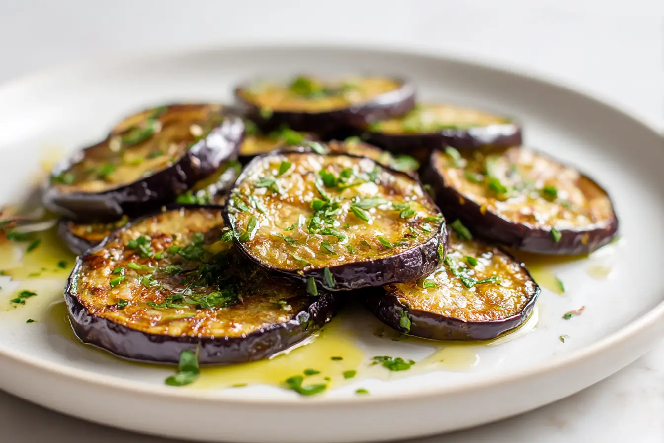 Heerlijke aubergine bereid in de Airfryer, perfect voor elke maaltijd.