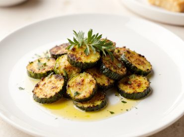 Heerlijke courgettes bereid in de Airfryer, perfect krokant en vol smaak.