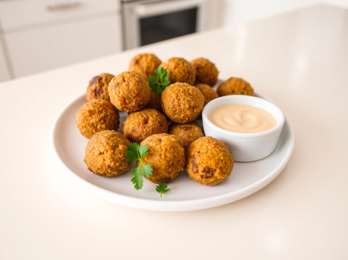 Heerlijk knapperige falafel met een perfecte smaak, bereid in de Airfryer.