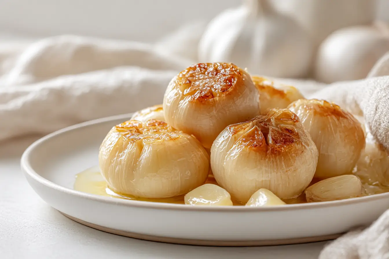 Heerlijke knoflook poffen in de Heteluchtfriteuse voor een perfect knapperig resultaat.