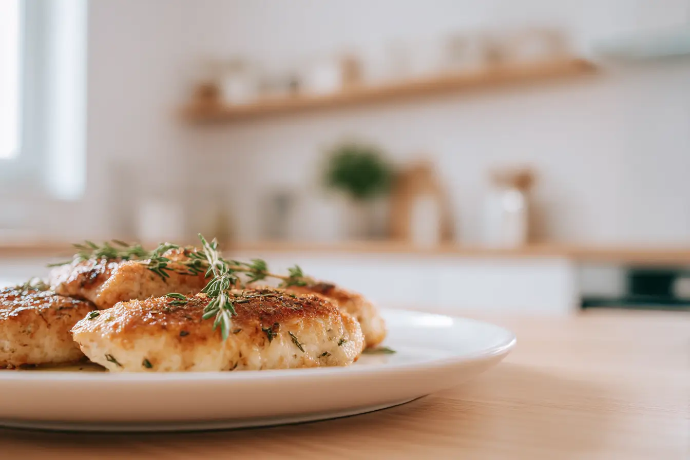 Delicious rauwe kip perfect bereid in de Airfryer voor een sappige ervaring.