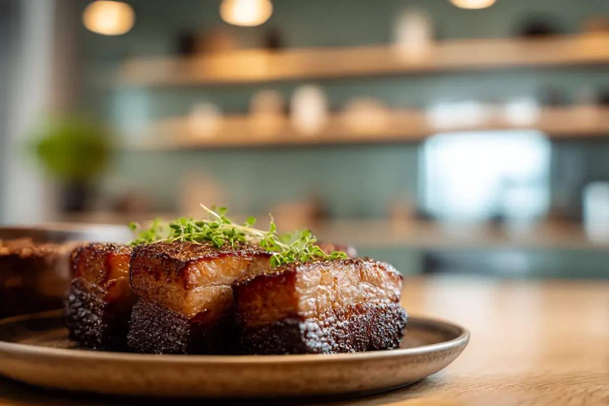 Heerlijke speklapjes bereid in de Airfryer voor een perfecte krokante bite.