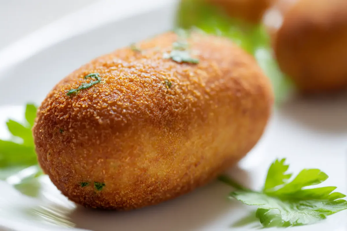 Heerlijke Van Dobben Kroketten perfect bereid in de Heteluchtfriteuse voor een knapperige bite.