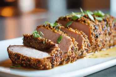 Heerlijke varkenshaas bereid in de Airfryer voor een malse en smaakvolle maaltijd.