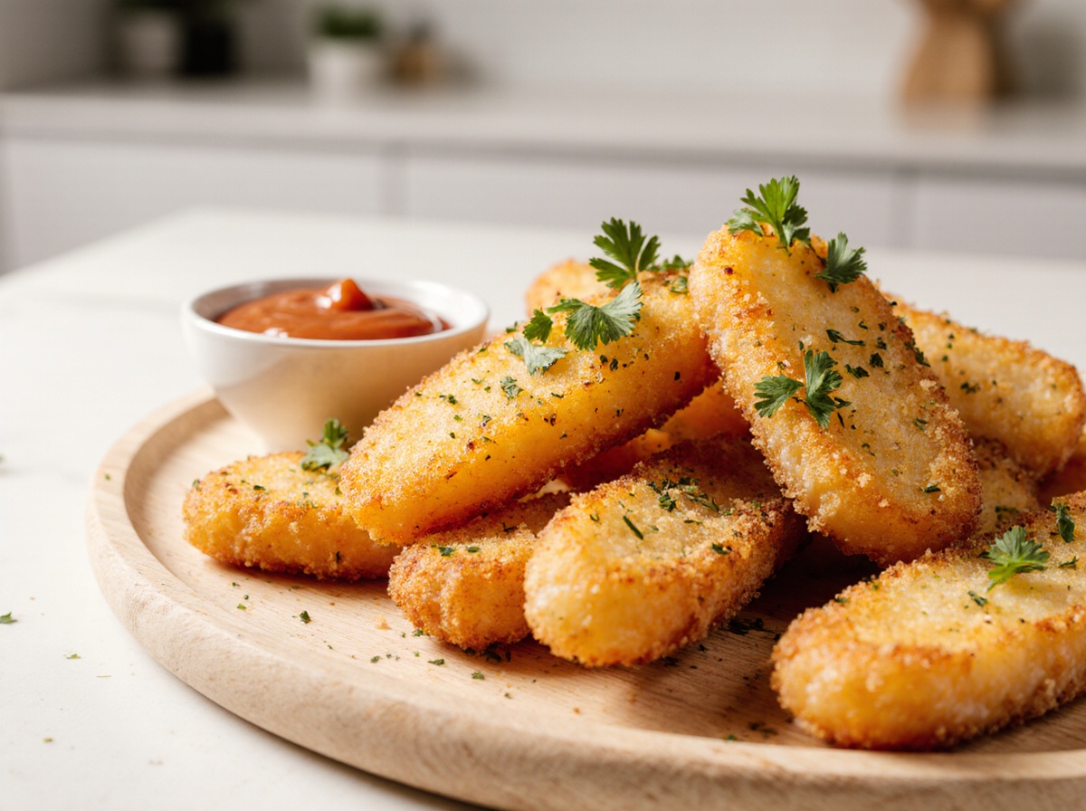 Heerlijke vissticks perfect bereid in de Airfryer voor een krokant resultaat.
