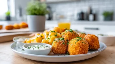 Heerlijke borrelhapje bereid in de Airfryer, perfect voor een gezellige avond.