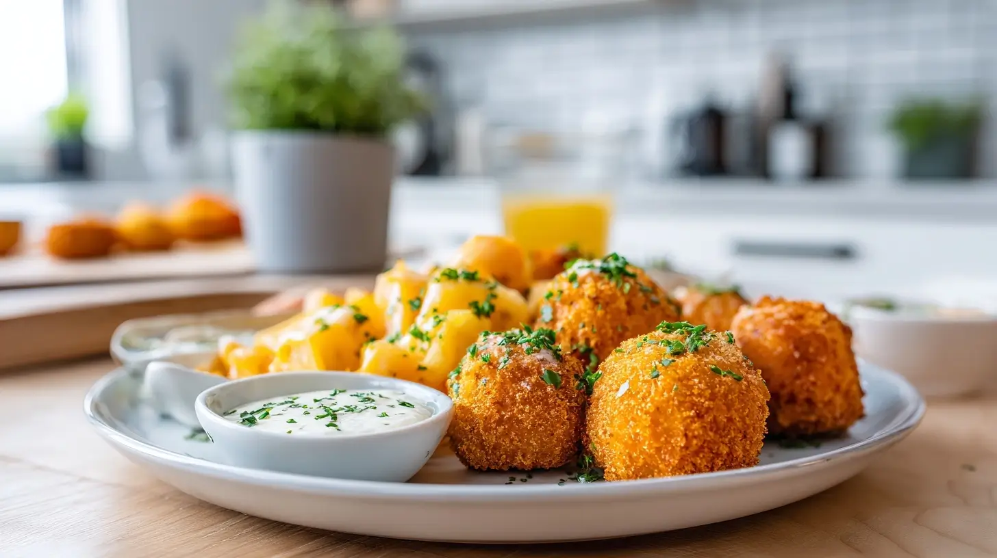 Heerlijke borrelhapje bereid in de Airfryer, perfect voor een gezellige avond.