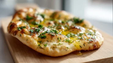 Heerlijke flatbread bereid in de Airfryer met een perfect knapperige korst.