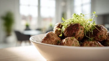 Heerlijke gehaktsoep balletjes voor een smaakvolle maaltijd in de Heteluchtfriteuse.