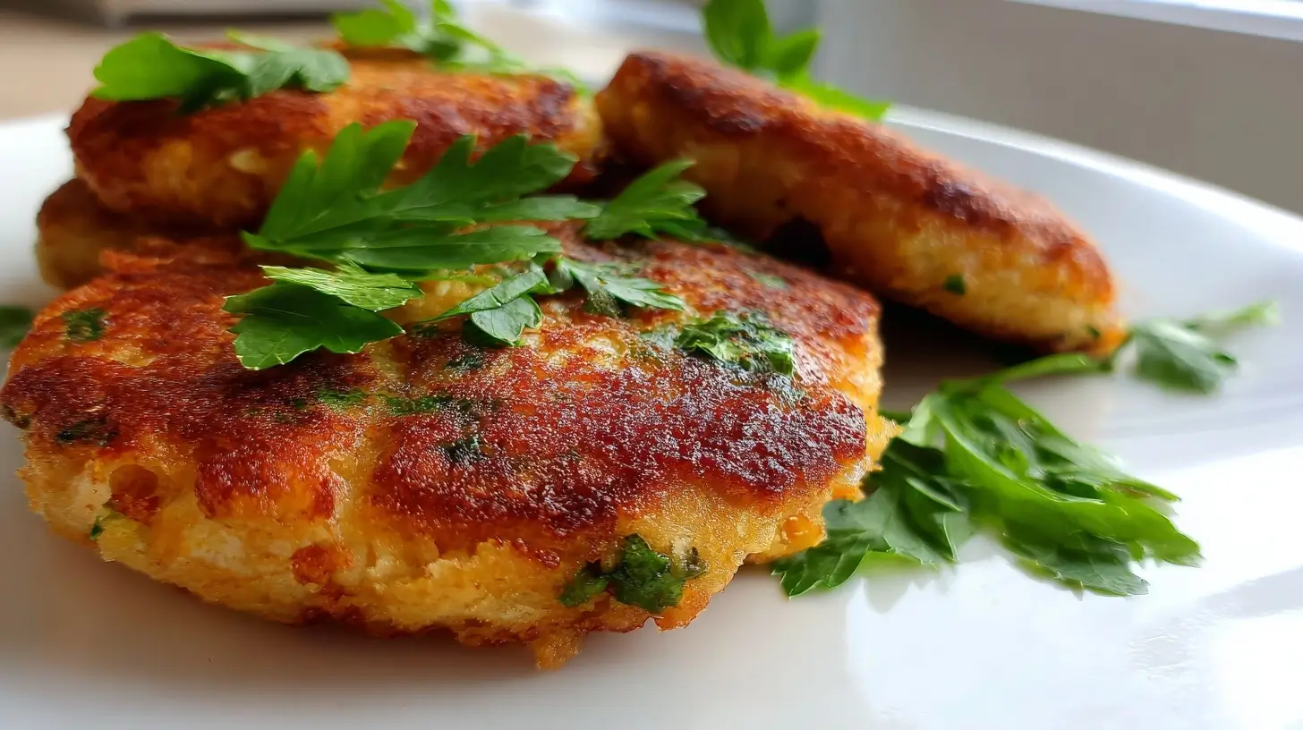 Heerlijke en gezonde viskoekjes, perfect bereid in de Airfryer voor een knapperig resultaat.