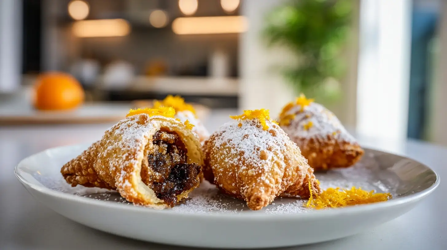 Heerlijke glühwein snack klaar om in de airfryer te genieten tijdens de feestdagen.