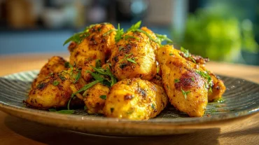 Malse kip perfect bereid in de Airfryer met een krokante korst.