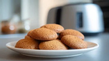 Heerlijke koffiekoekjes bereid in de luchtfryer voor een perfecte snack.