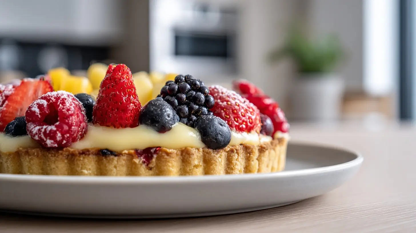 Heerlijke ontbijttaart gemaakt met de Heteluchtfriteuse voor een snelle en smakelijke start van de dag.