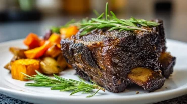 Malse runderrib bereid in de Airfryer voor een sappige maaltijd.