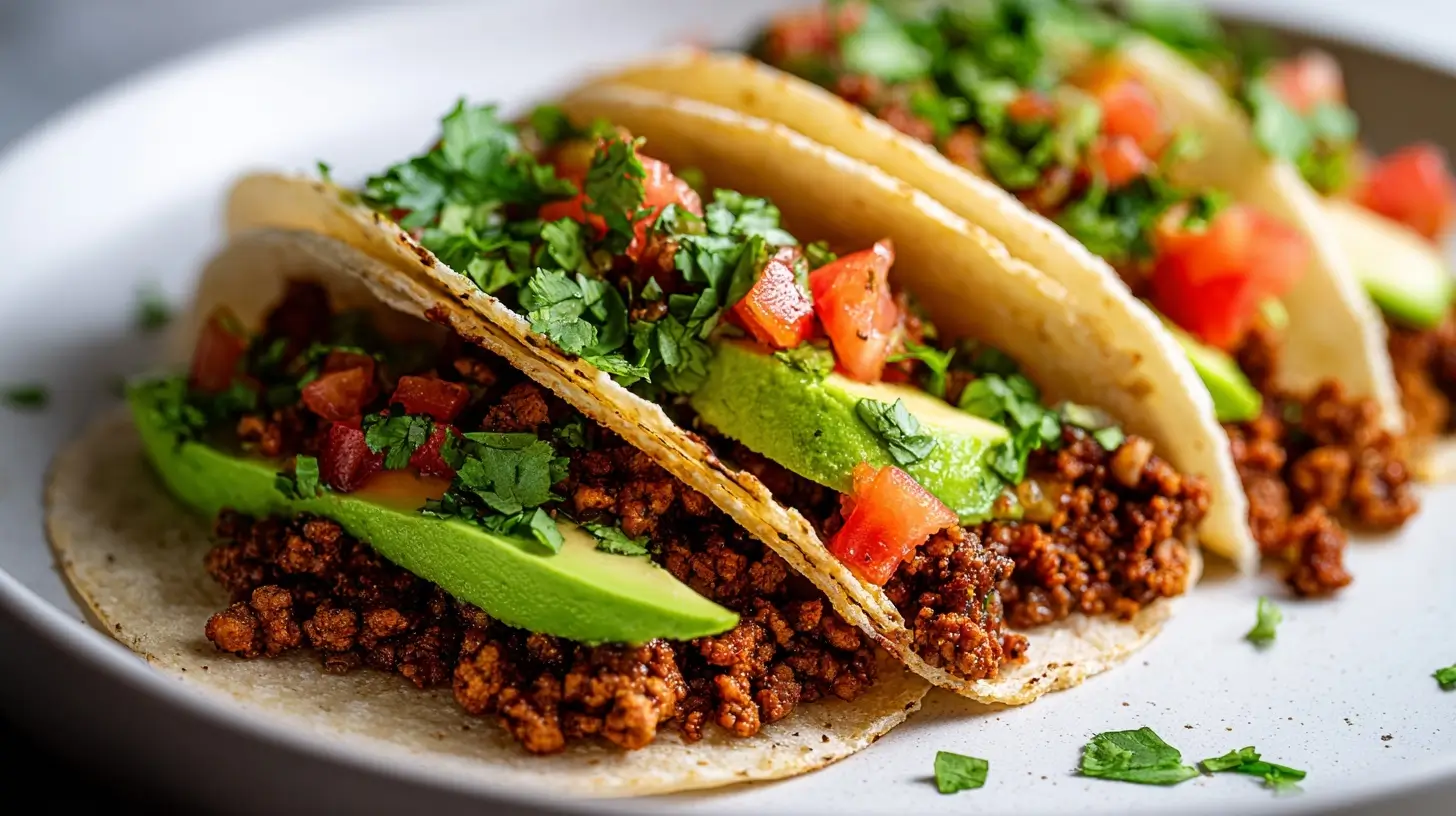 Heerlijk taco vlees bereid in de Airfryer voor een snelle en smakelijke maaltijd.
