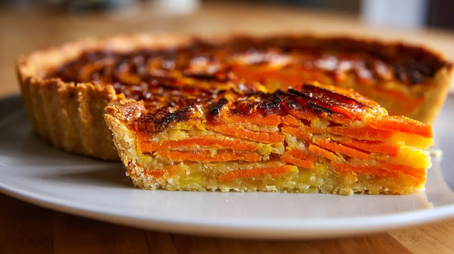 Heerlijke winter worteltaart gemaakt in de Airfryer, perfect voor elke gelegenheid.