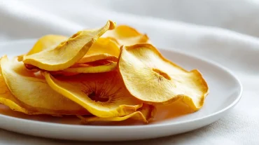 Droge appels met heerlijke smaak, perfect om te gebruiken in snacks of als gezonde traktatie.