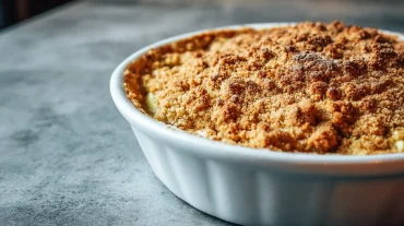 Heerlijke appelkruimel gemaakt in de airfryer voor een onweerstaanbare smaak.