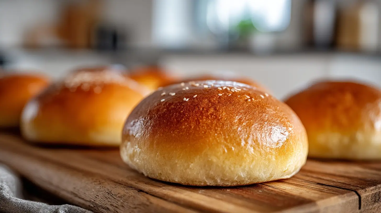 Heerlijke hamburgerbroodjes in de Airfryer voor een snelle maaltijd.