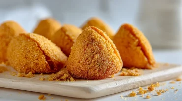 Heerlijke koopmans zandkoekjes gebakken in de Heteluchtfriteuse voor een knapperige bite.