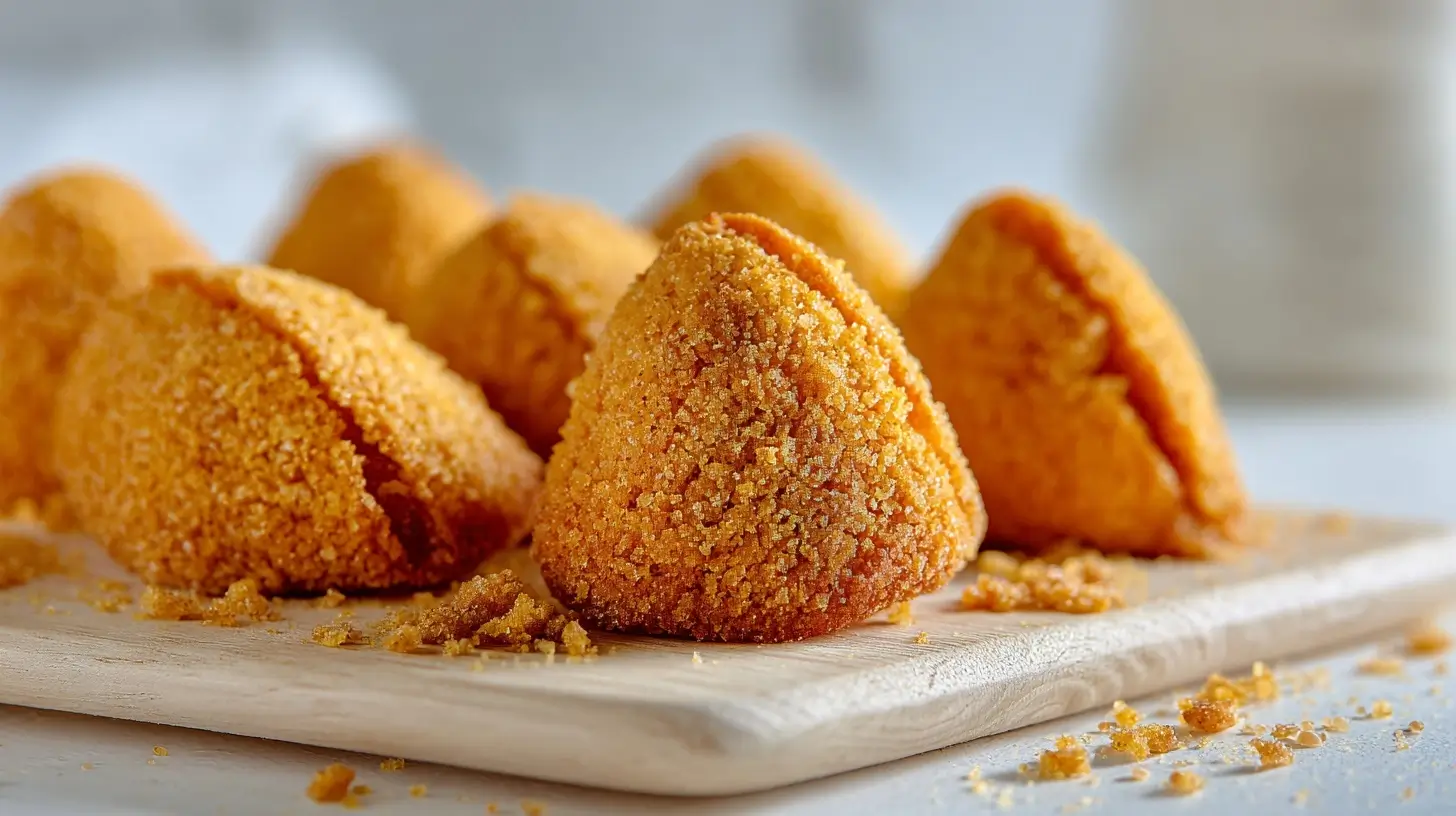 Heerlijke koopmans zandkoekjes gebakken in de Heteluchtfriteuse voor een knapperige bite.