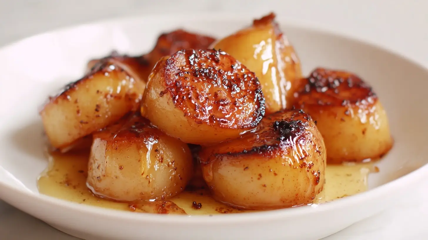 Heerlijke appels bereid in de Heteluchtfriteuse, perfect voor een gezond dessert.