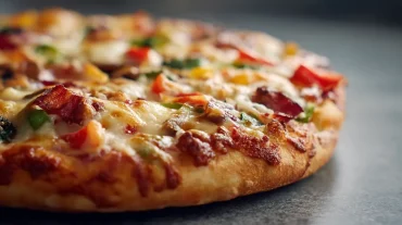 Heerlijke bevroren pizza, perfect bereid in de Airfryer.