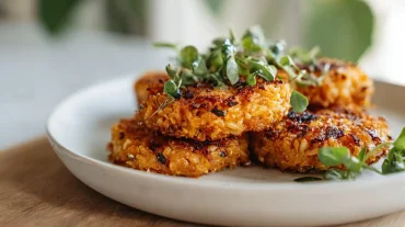 Heerlijke krokante rijst bereid met de Airfryer voor een knapperige textuur en vol van smaak.