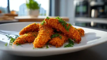 Krokante doritos kip met een heerlijke smaak, perfect bereid in de Heteluchtfriteuse.