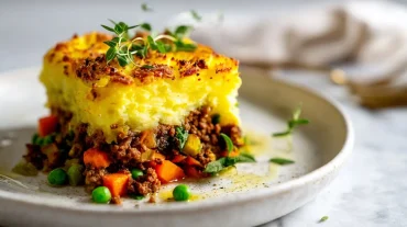 Heerlijk gehaktschotel bereid in de Airfryer met een krokante bovenkant en smaakvolle ingrediënten.