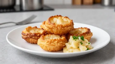 Heerlijke reibekuchen perfect bereid in de Airfryer, knapperig van buiten en zacht van binnen.