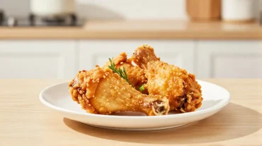 Krokante bevroren drumsticks perfect bereid in de Airfryer voor een smakelijke maaltijd.