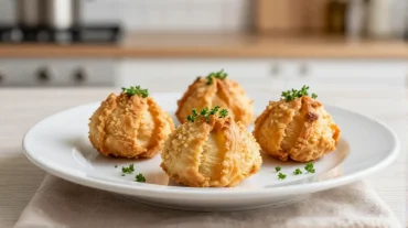 Heerlijke bieten poffen in de heteluchtfriteuse voor een perfect bijgerecht.