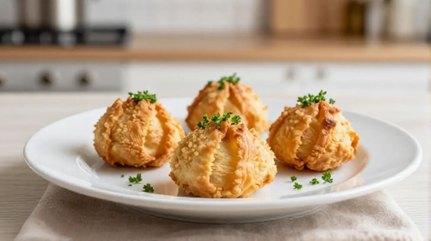 Heerlijke bieten poffen in de heteluchtfriteuse voor een perfect bijgerecht.
