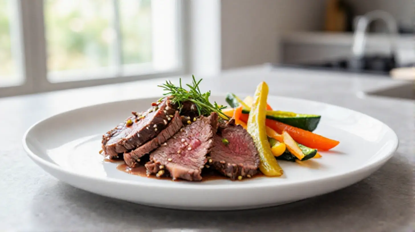 Heerlijk draadjesvlees bereid in de Airfryer met een perfecte malsheid.