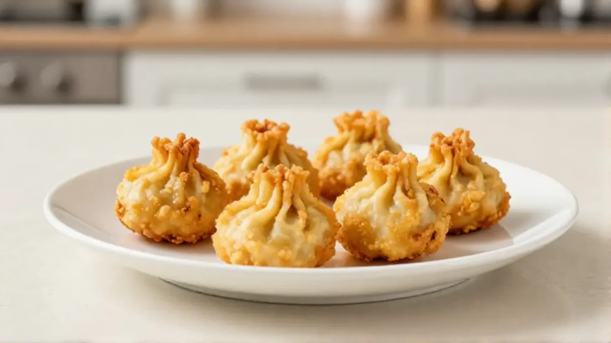 Heerlijke dumplings bereiden in de Heteluchtfriteuse voor een gezonde en smakelijke maaltijd.
