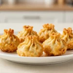 Heerlijke dumplings bereiden in de Heteluchtfriteuse voor een gezonde en smakelijke maaltijd.