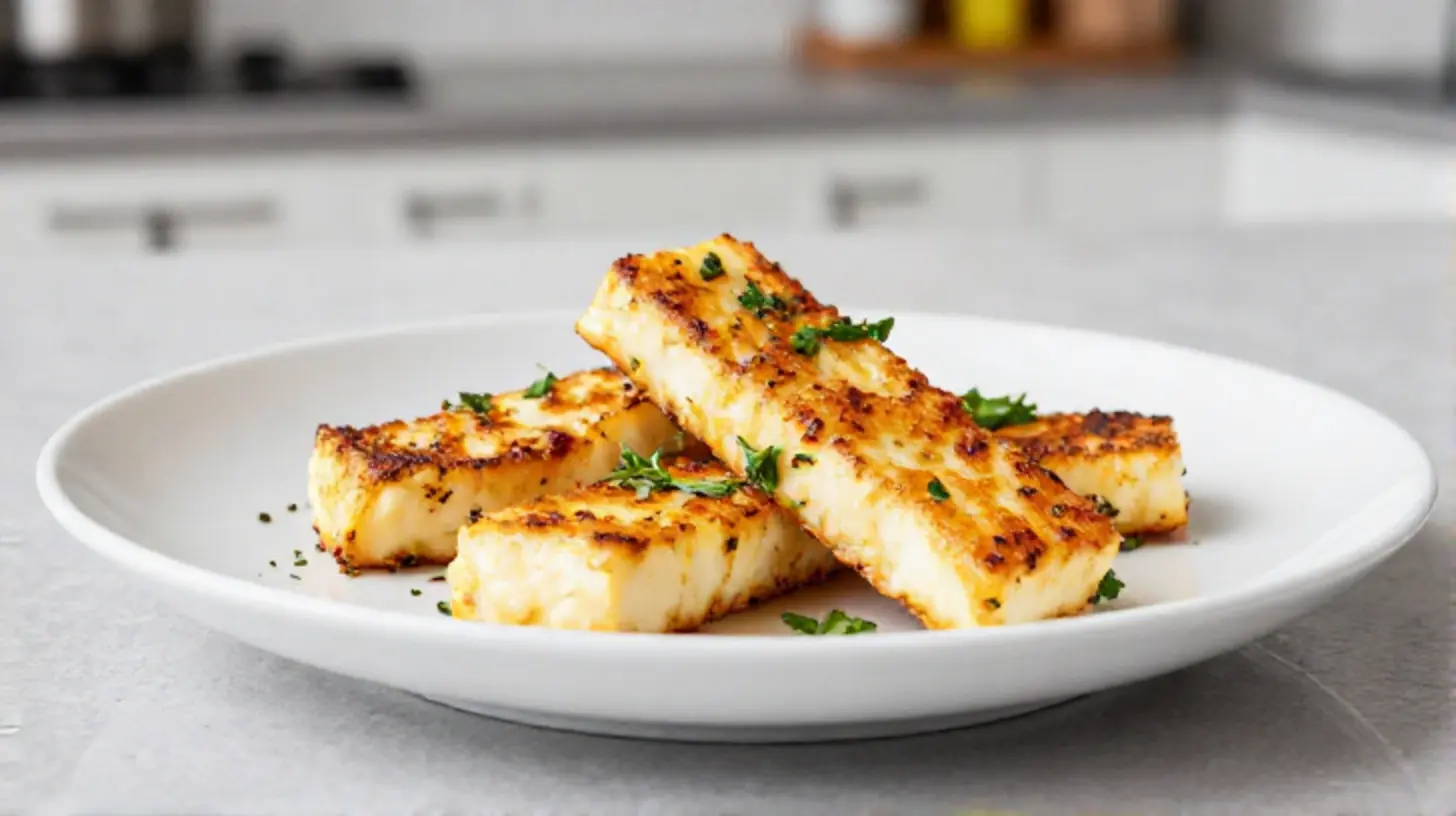 Heerlijke halloumi in de Airfryer voor een perfecte krokante snack.