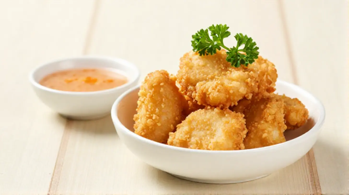 Heerlijke kibbeling opwarmen in de Heteluchtfriteuse voor een knapperig resultaat.