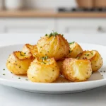 Heerlijke aardappeltoefjes perfect bereid in de Airfryer voor een knapperige en smaakvolle ervaring.