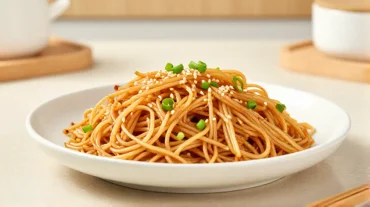 Heerlijke bami bereid in de Airfryer, vol smaak en heerlijk knapperig.