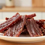 Heerlijk zelfgemaakt beef jerky bereid in de Airfryer.