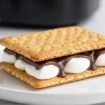 Heerlijke s'mores gemaakt in de Heteluchtfriteuse, perfect voor een gezellig avondje.