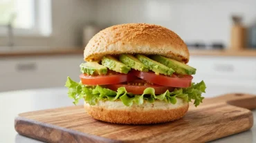 Lekkere groenteburger in de Airfryer, perfect gebakken en gezond.