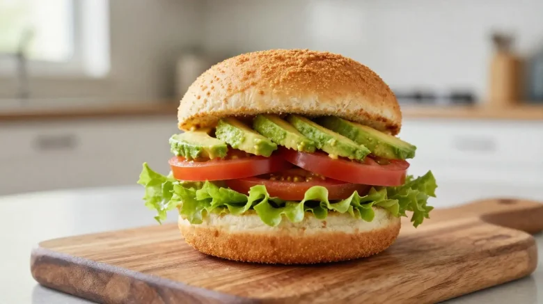 Lekkere groenteburger in de Airfryer, perfect gebakken en gezond.