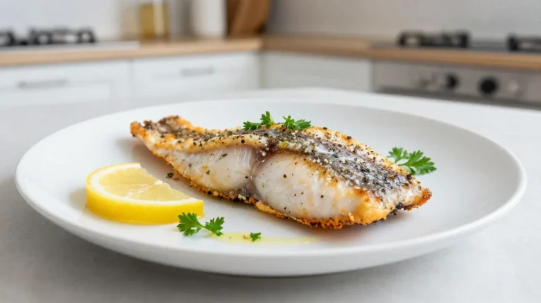 Heerlijke haring bereid in de Airfryer voor een knapperige textuur.