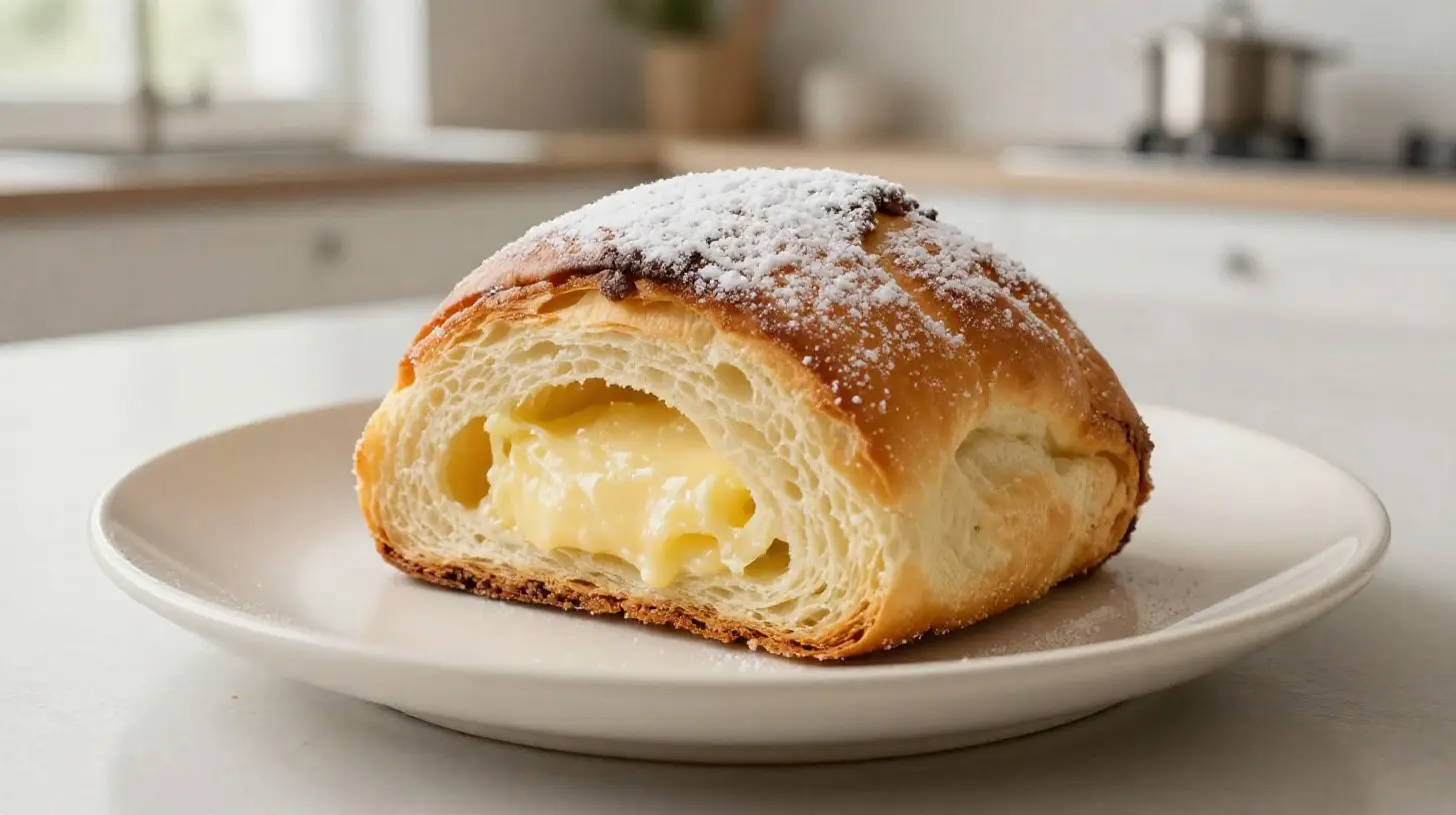 Heerlijk koffiebroodje gebakken in de Airfryer voor een krokante snack.